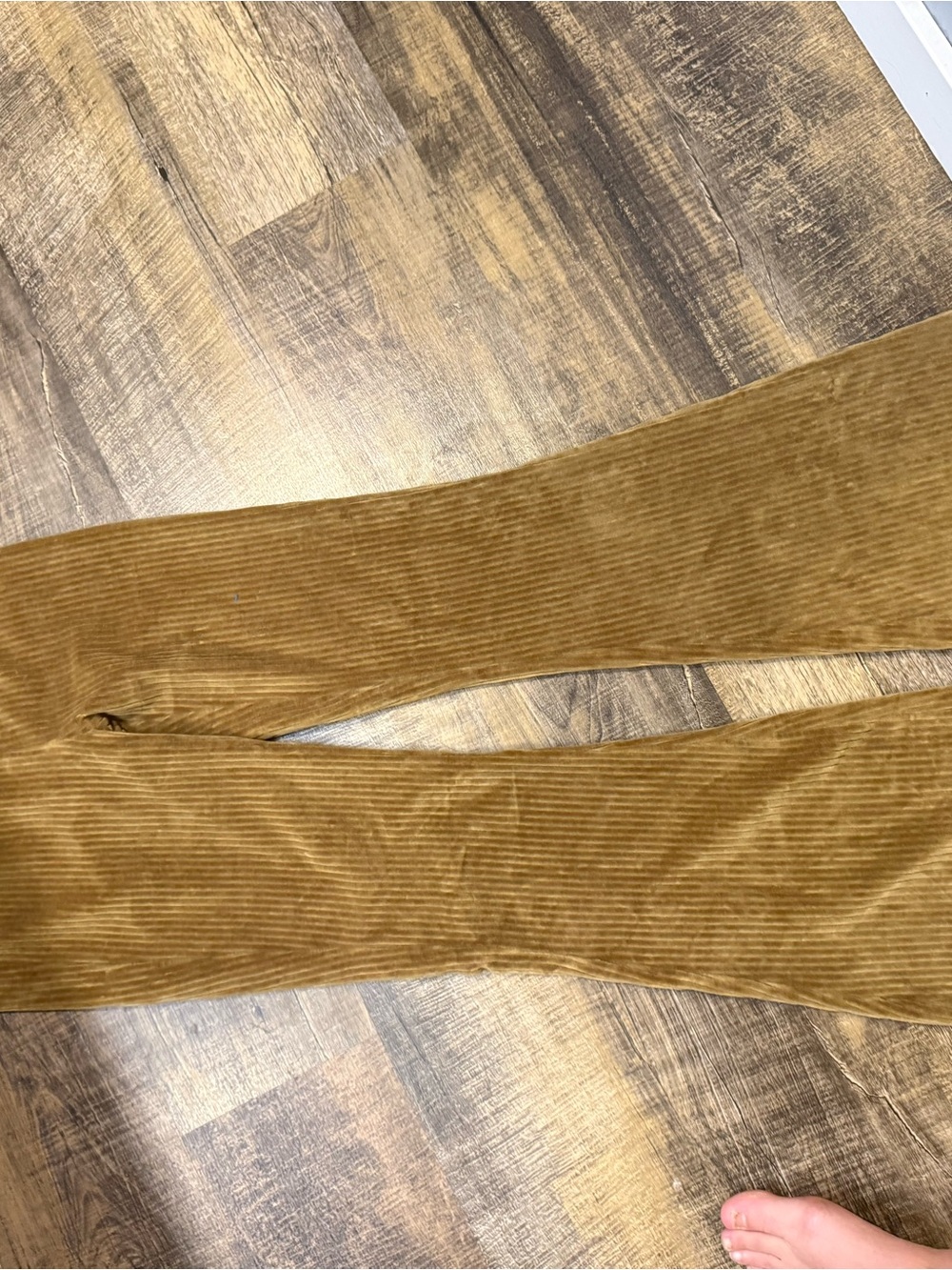 Sold - Flared pants in Mustard Brown - Unbranded - Picture 2 of 3